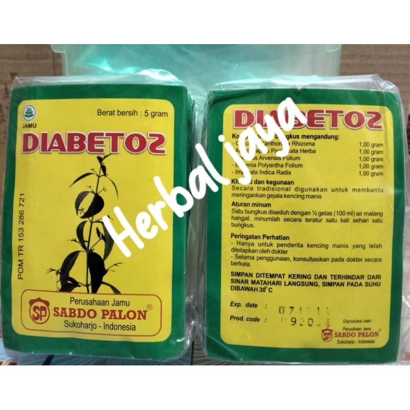 

DIABETOZ (kencing manis)Herbal tanpa efek samping isi 10 sachet