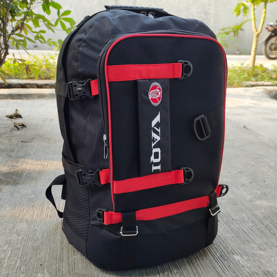 Tas Merah  ransel pria jumbo tas punggung pakaian mudik 50L/new bakpack