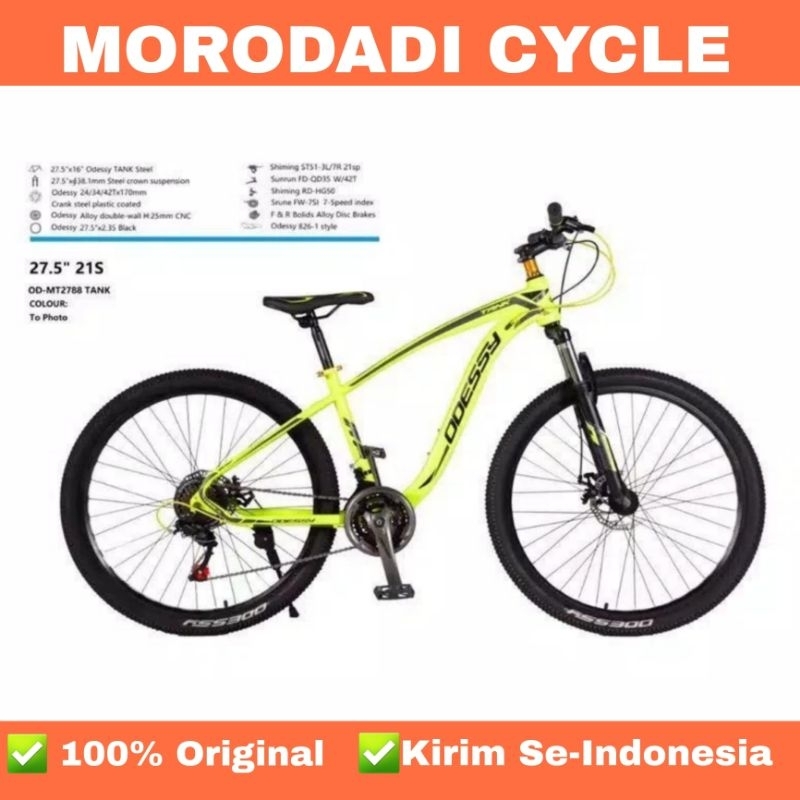 Sepeda MTB 26 / 27,5 Odessy Tank 88 / Sepeda Gunung  Odessy Tank 88