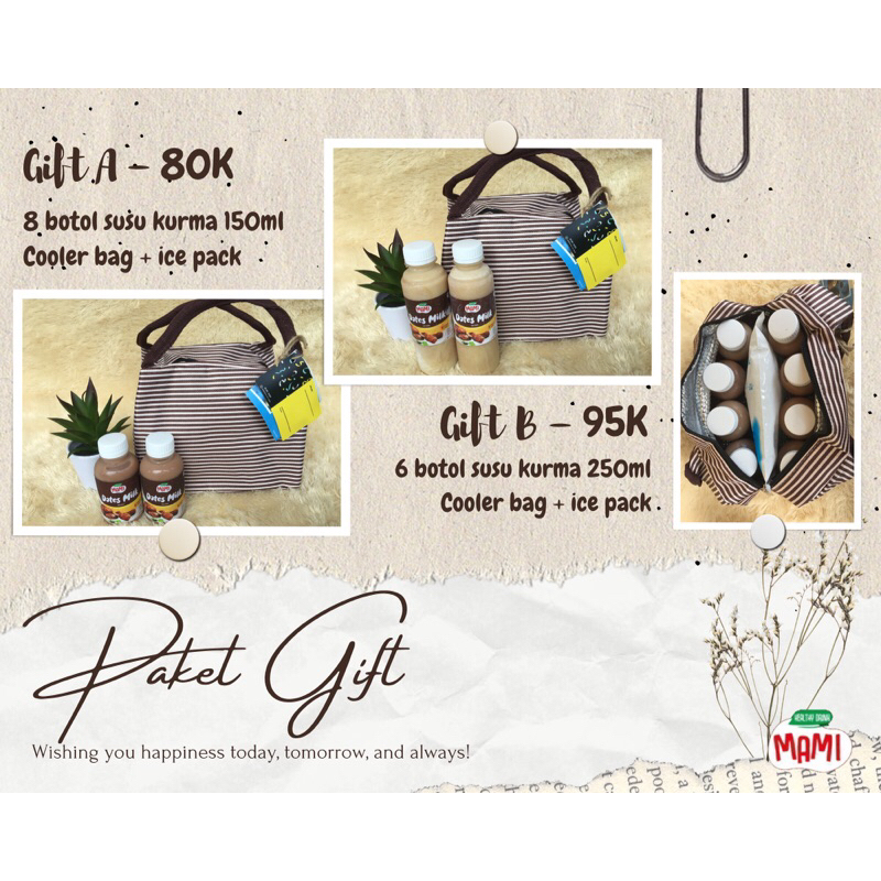 

Susu Kurma “Mami Dates Milk” Paket Gift (cooler bag)