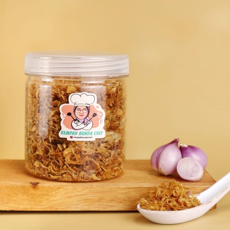 

Bawang Merah Goreng Toples Asli Renyah Awet Tanpa Campuran
