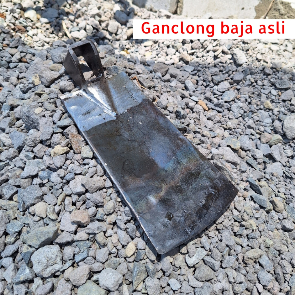 Pacul ganclong baja asli untuk tanah keras-cangkul tanah serbaguna