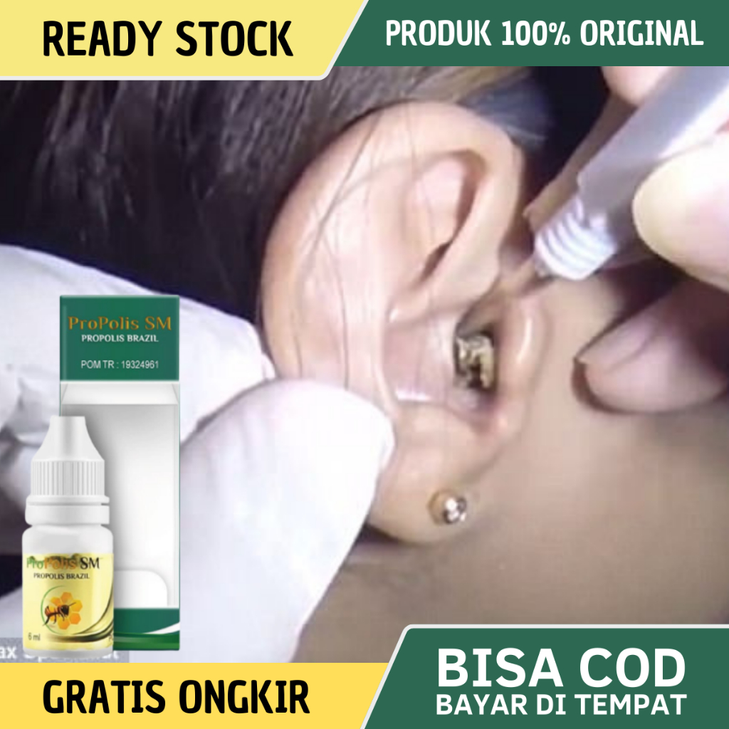 Obat Tetes Kotoran Telinga Keras / Cairan Pembersih Telinga Kuping - Penghancur Kotoran - Obat Telin