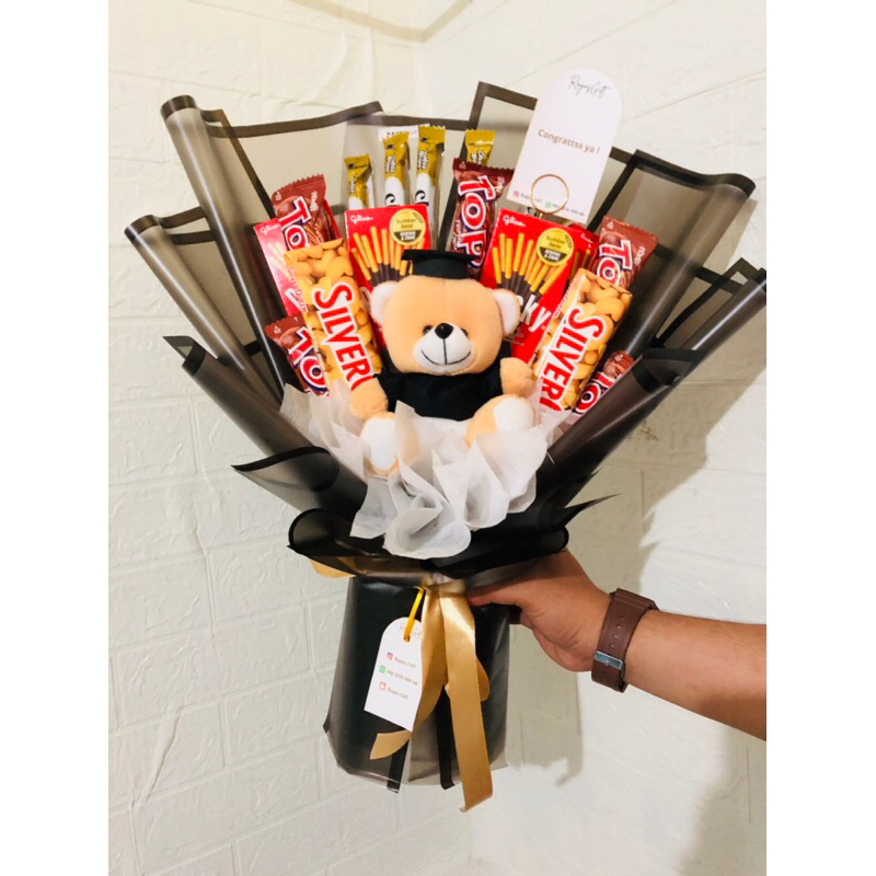 

BUCKET SNACK BUCKET WISUDA BUCKET BONEKA WISUDA BUCKET COKLAT