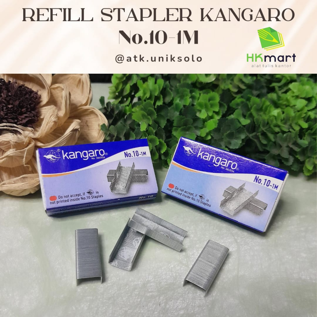 

ISI STAPLER/STAPLES KANGARO NO-10 MURAH