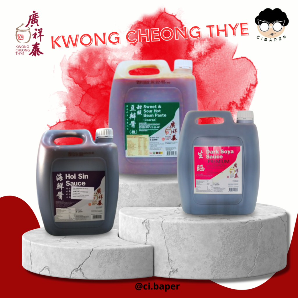 

Kwong Cheong Thye Sauce Sweet & Sour Hot Bean Paste 5 liter / Saus Kedelai Asam Manis Pedas 5ltr