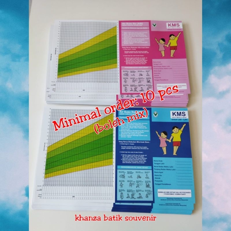 KMS/Kartu menuju sehat/Kartu KMS Kebidanan/Posyandu