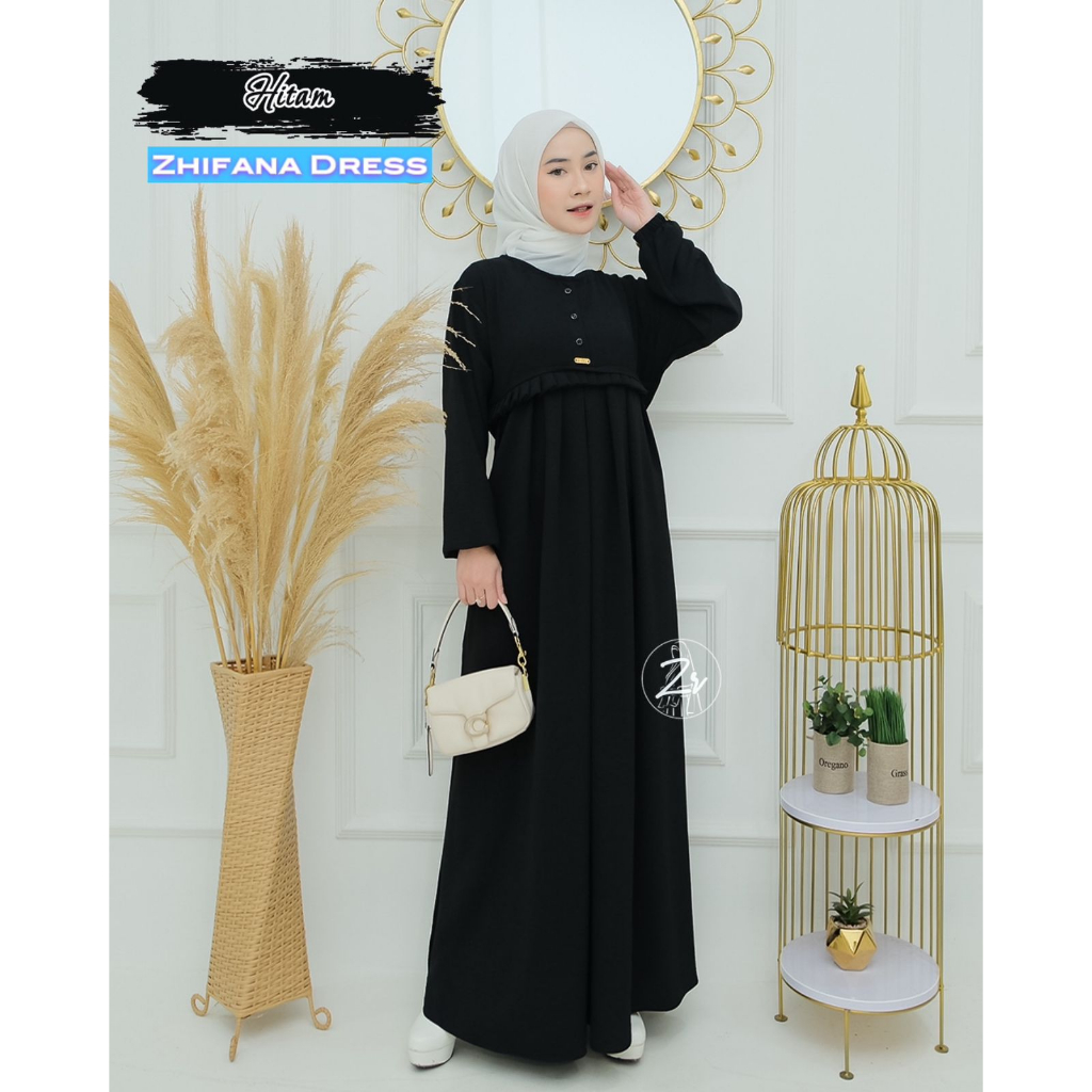 GAMIS ZHIFANA DRESS ORI ZR / GAMIS TERBARU 2023