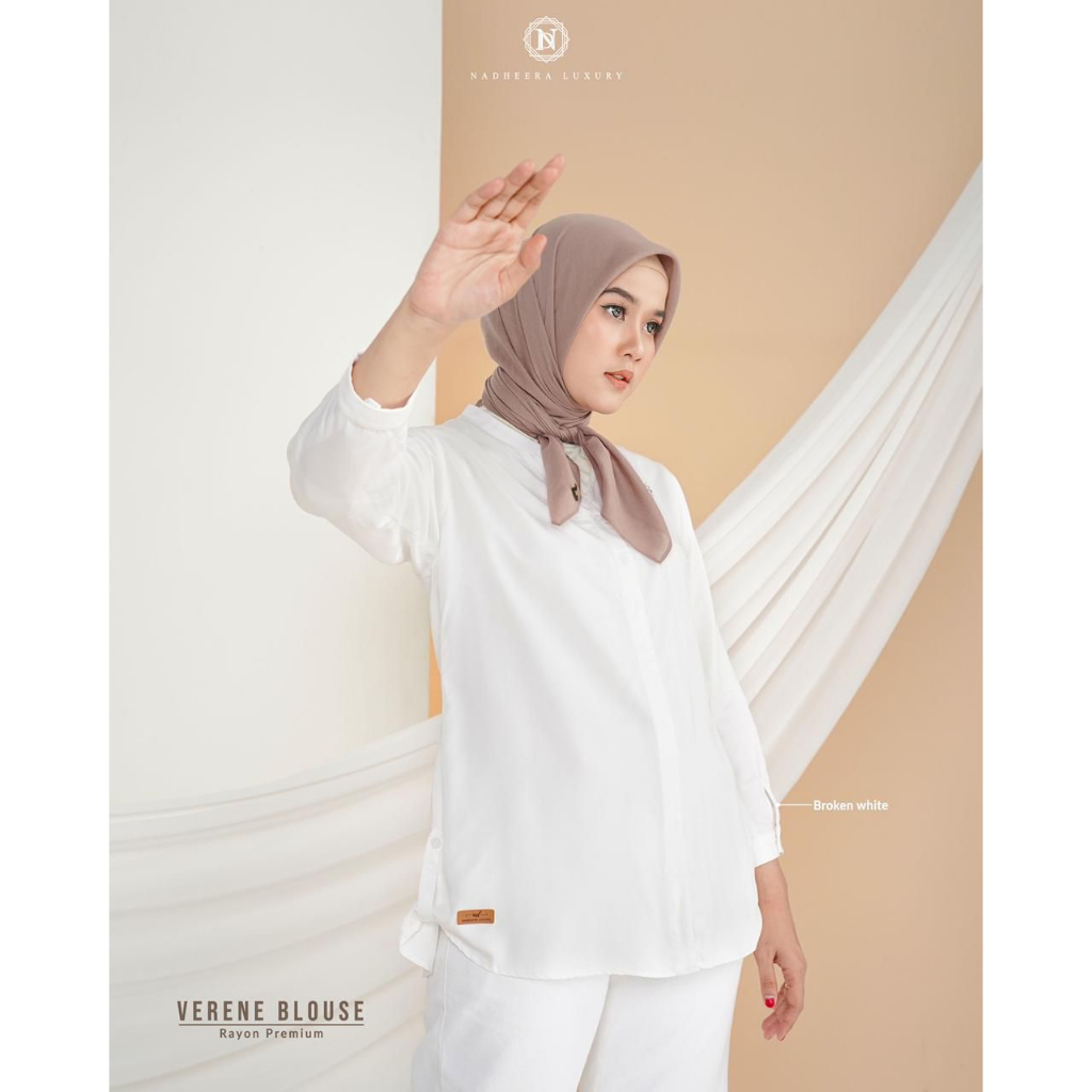 NADHEERA VERENE BLOUSE Rayon Premium Atasan Wanita Nadhera Luxury