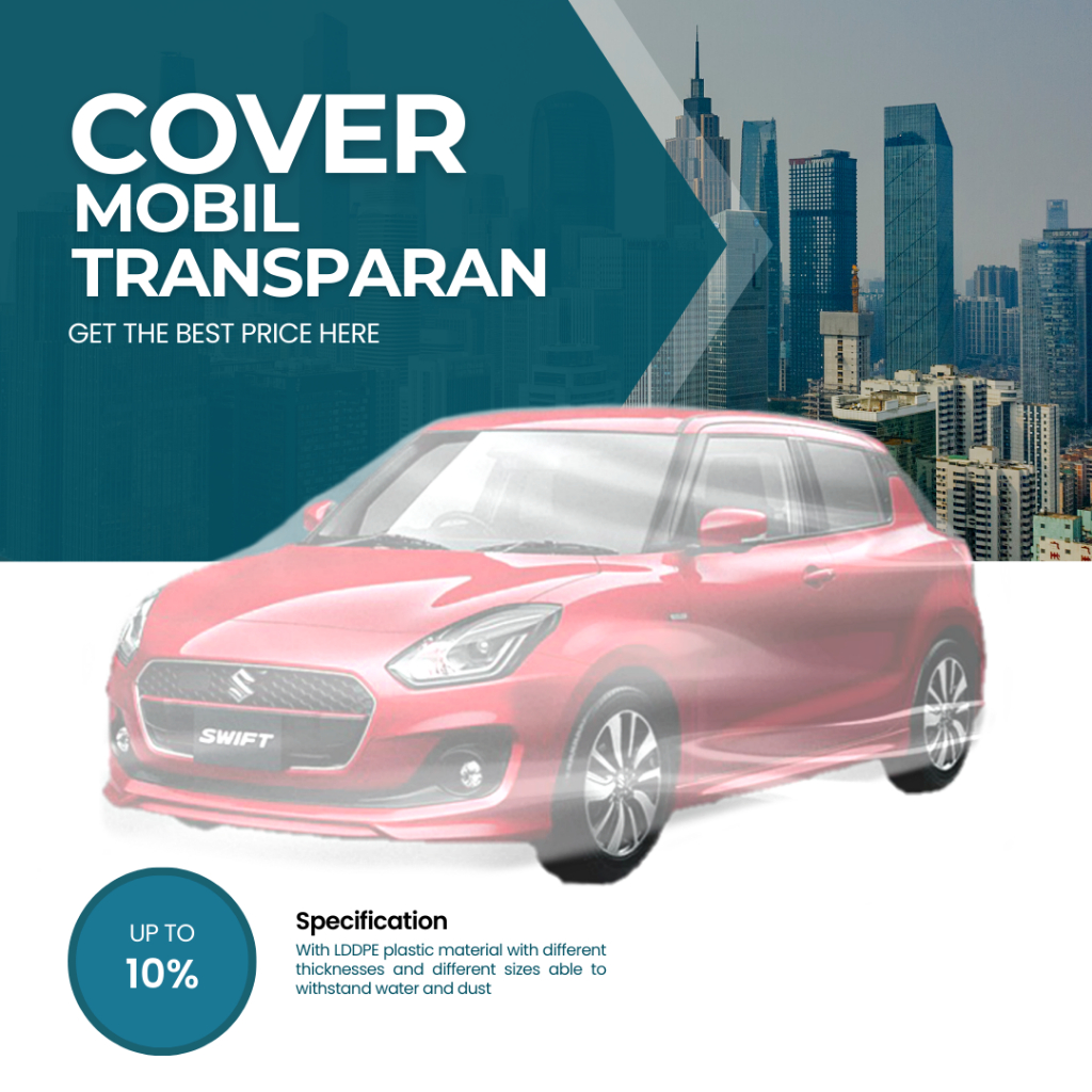 Sarung Mobil Transparan Premium, Cover Mobil Plastik Transparan, Cover Mobil Transparan Bening, Penu