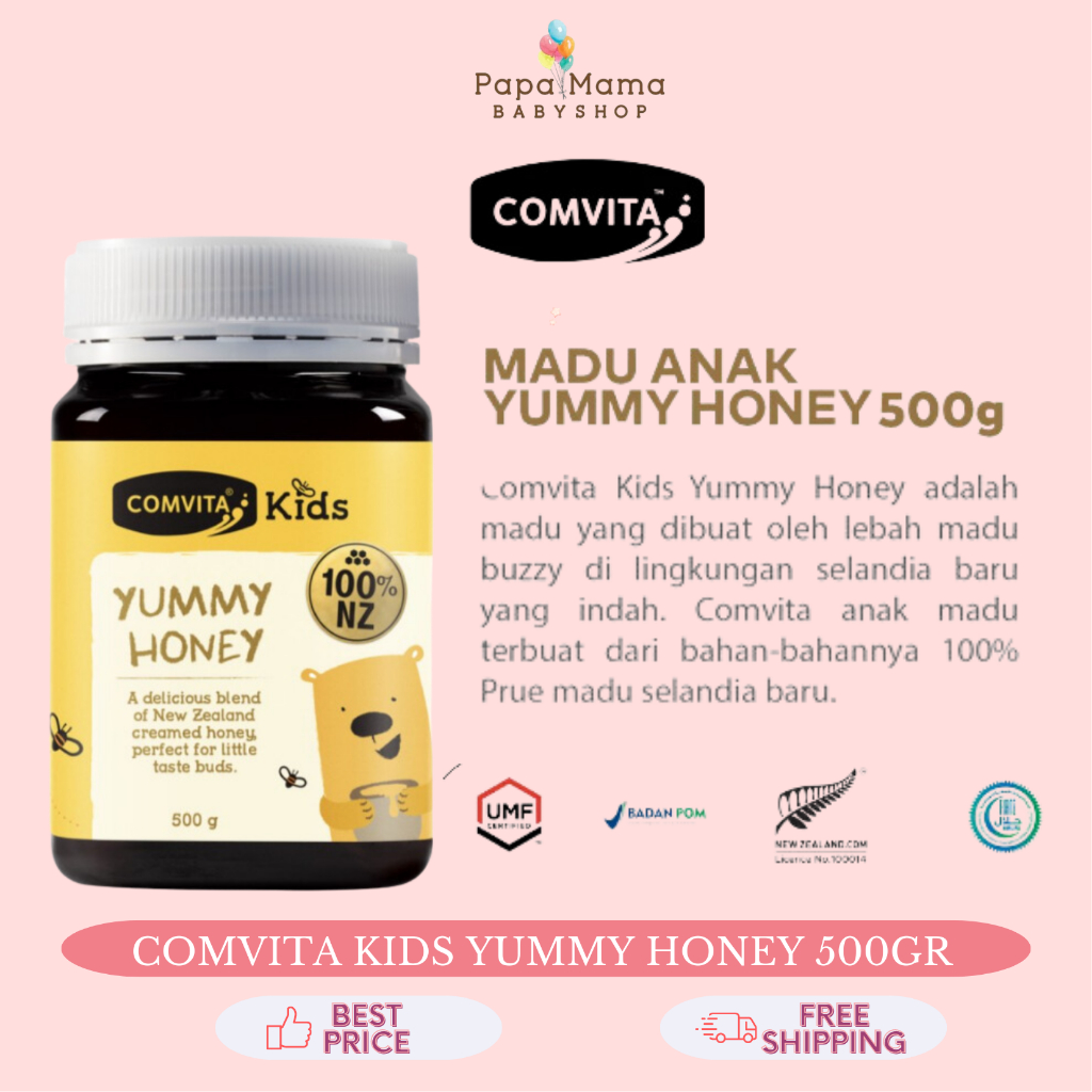 

Comvita Kids Yummy Honey 500gr 100% NZ