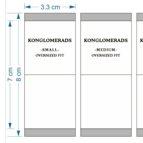 label woven KONGLOMERADS