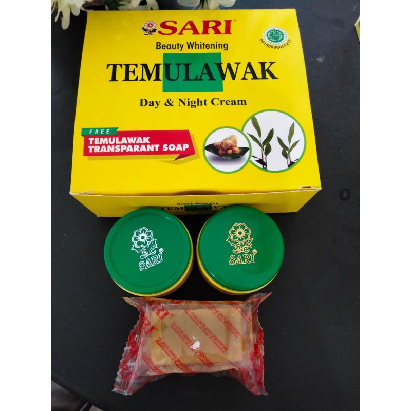 Beauty Whitening Temulawak Day & Night Cream SARI