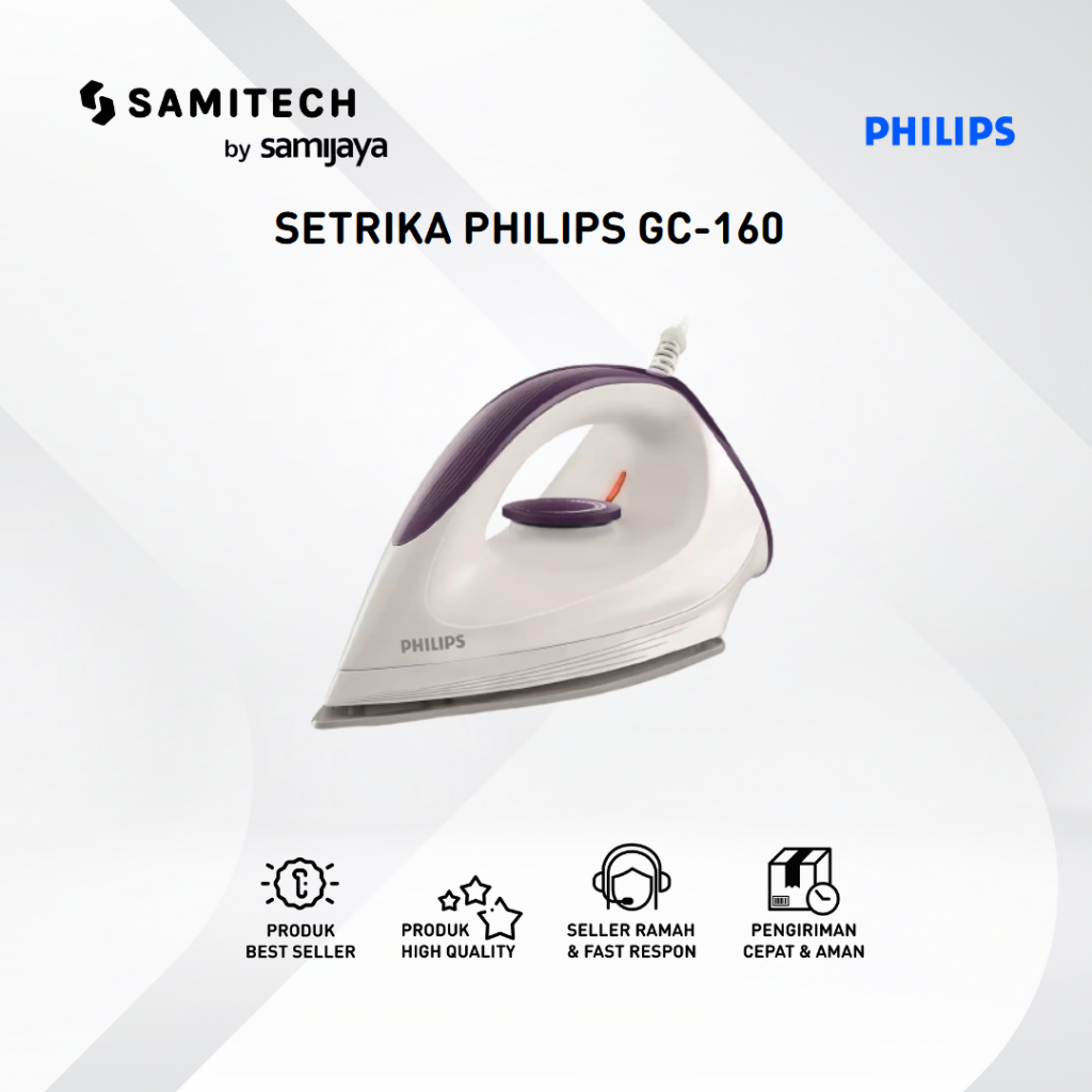 SETRIKA PHILIPS AFFINIA GC-160 / GC160 / GC 160 BERGARANSI