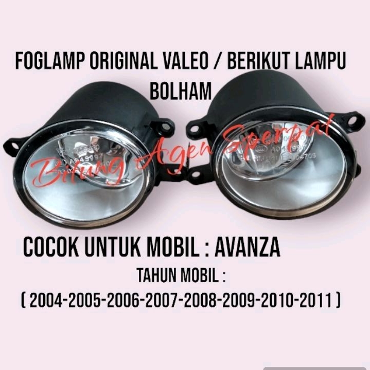 foglamp Lampu Kabut , Avanza Original , 2004 2005 2006 2007 2008 2009 2010 2011