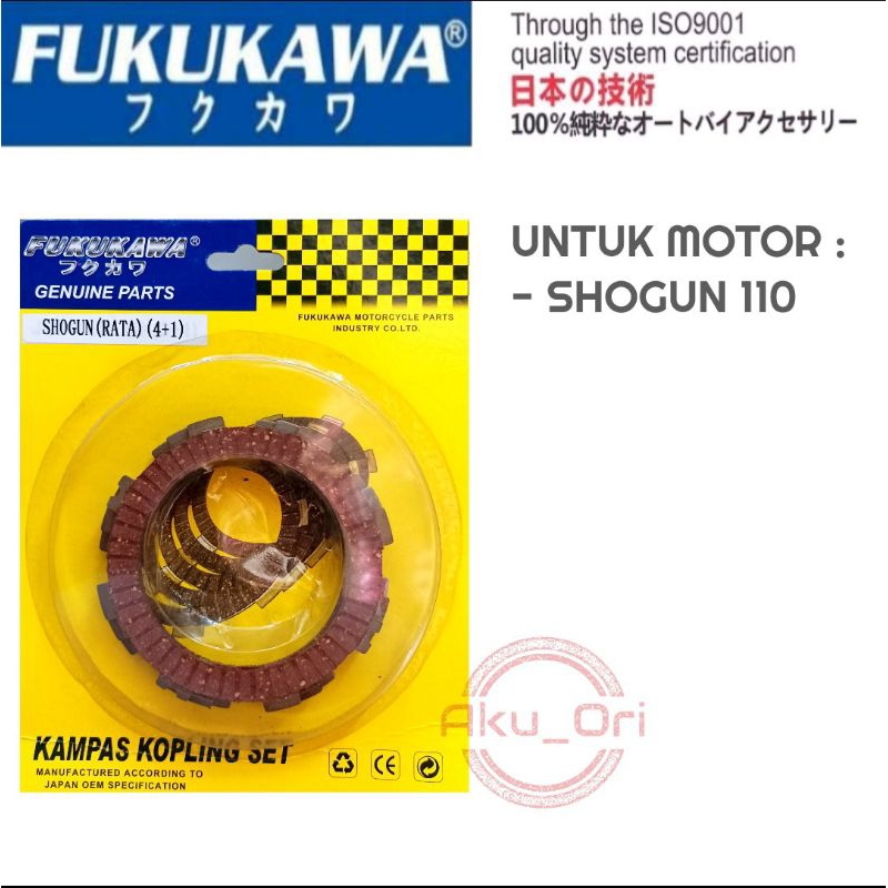 KAMPAS KOPLING SHOGUN 110 FUKUKAWA plat kopling shogun kebo shogun r