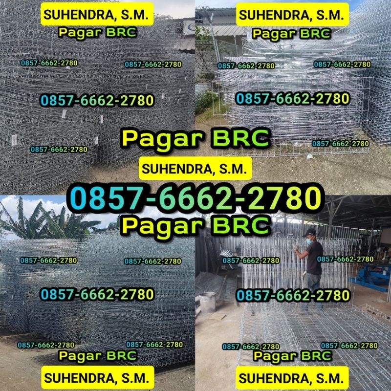 Pagar BRC EP Uk 240cm×240cm×6mm Per Lbr