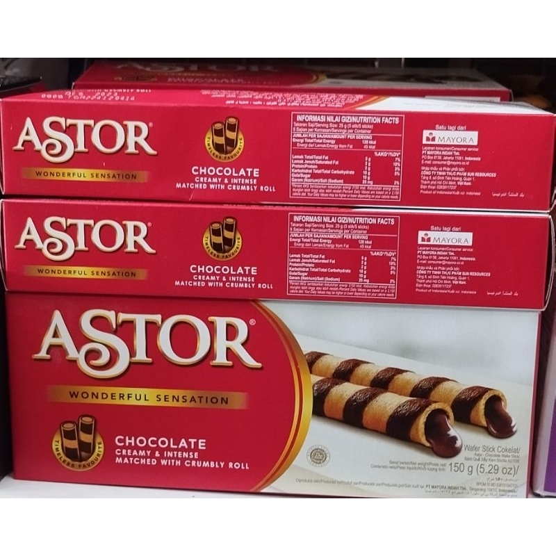 

Astor Chocate Creamy & Intense Matched With Crumbly Roll