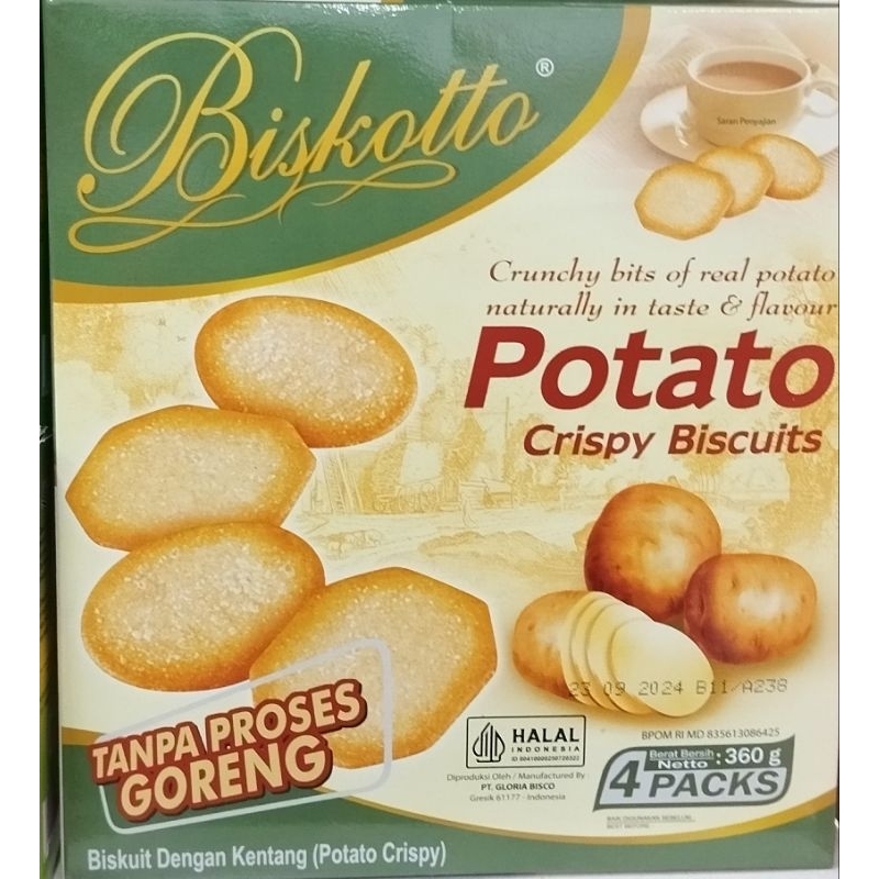 

Biskotto Potato Crispy Biscuits