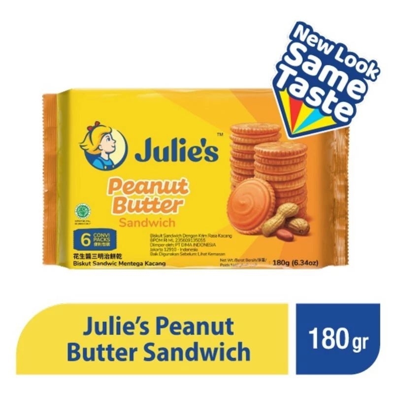 

Julies Peanut Butter Sandwich 180gr