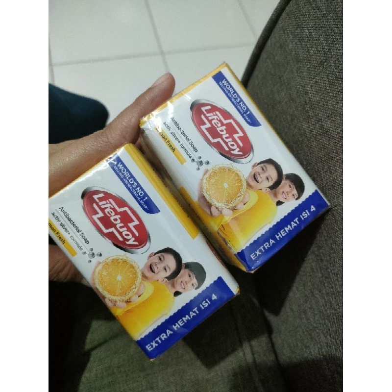 sabun lifebuoy batang isi 4