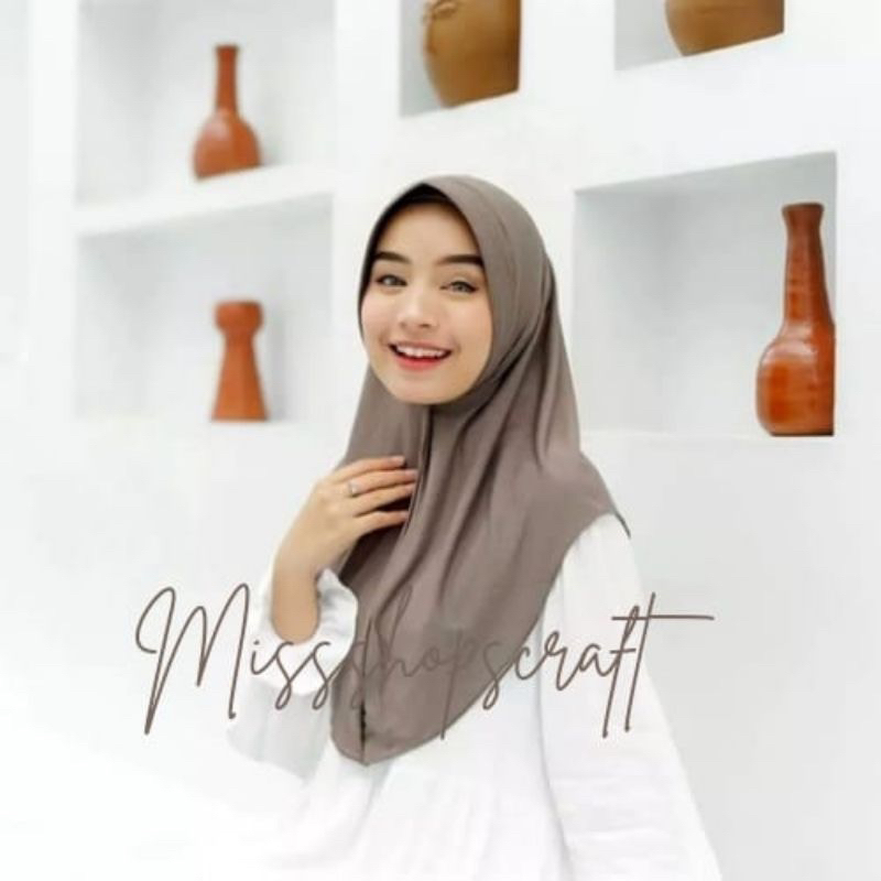 JILBAB BERGO HAMIDAH JERSEY PINGUIN M |JILBAB MURAH MAKASSAR