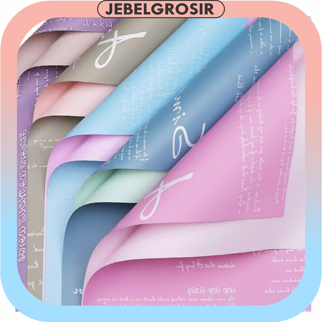 

Kertas Buket Bunga Wrapping Paper Cellophane Waterproof Ecer KB6025
