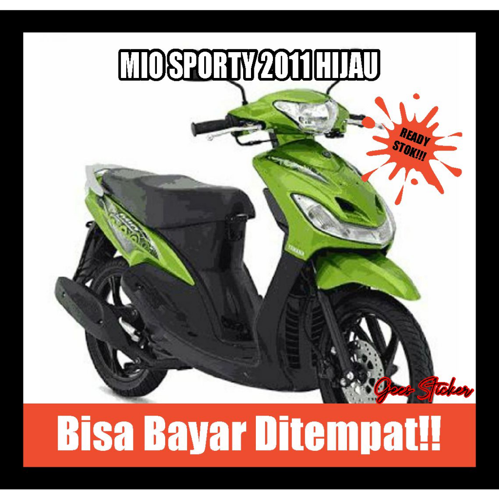 striping mio sporty 2011 hijau