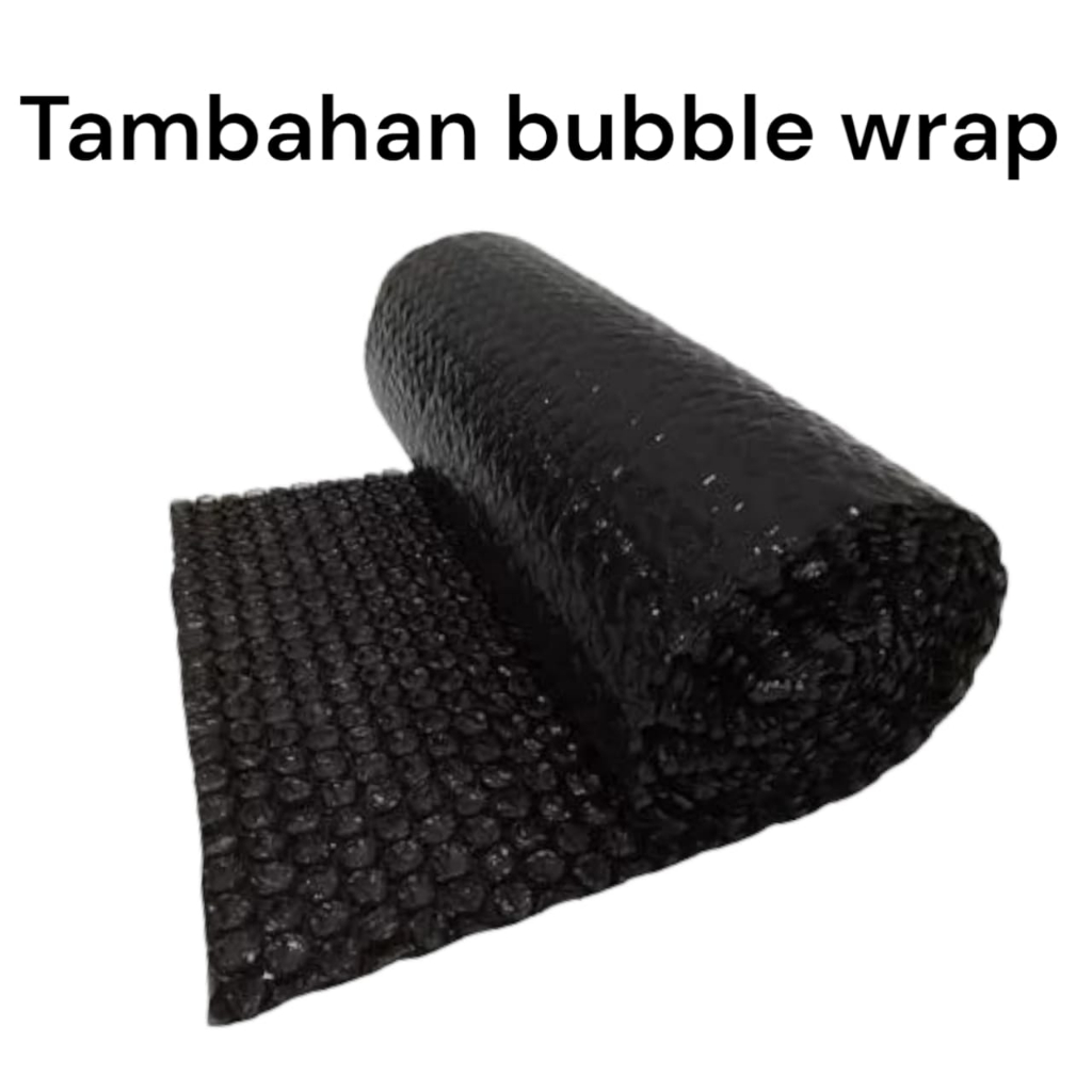 

Tambahan bubble warp agar produk anada lebih aman