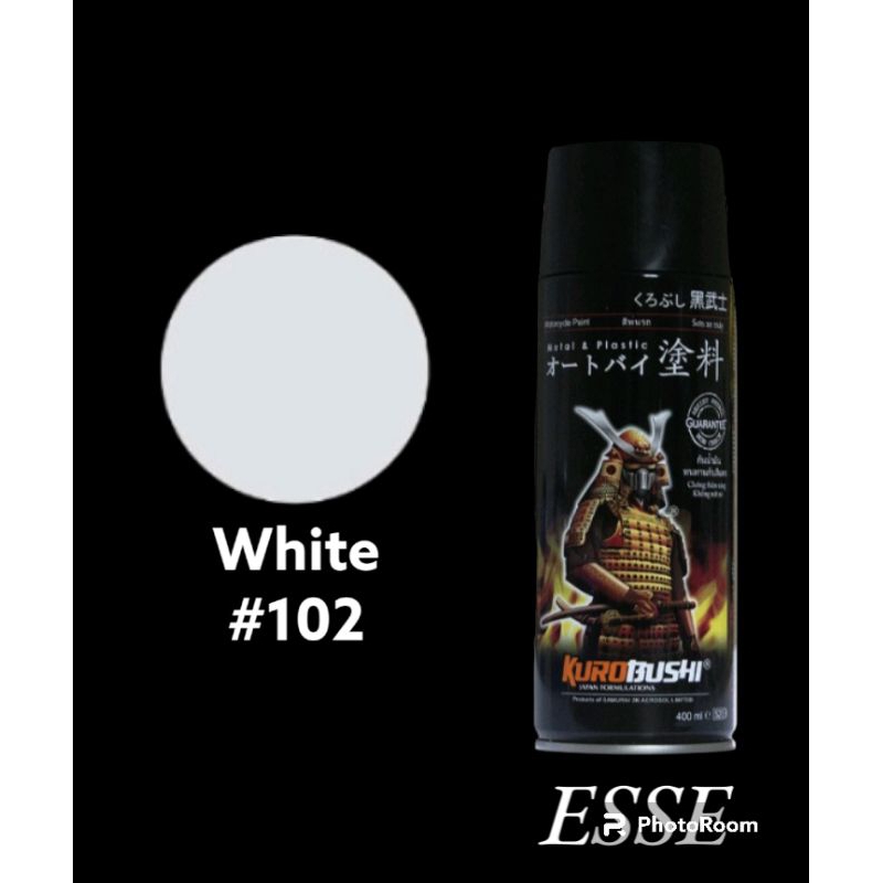 pilok samurai putih / white 102 cat semprot samurai white 102 isi 400ml