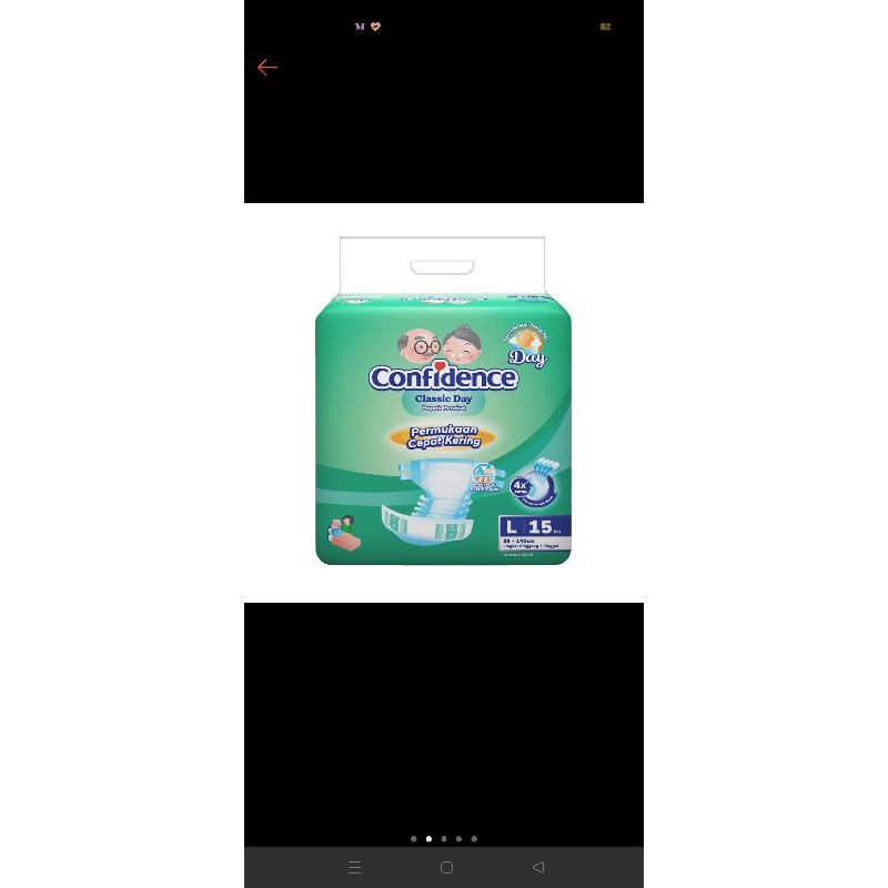 Popok dewasa confidence