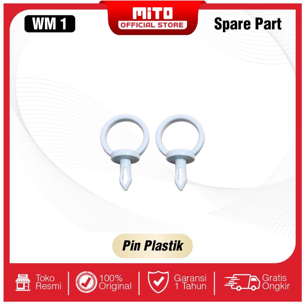 SPARE PART MITO MESIN CUCI WM1 PIN PENGUNCI TABUNG