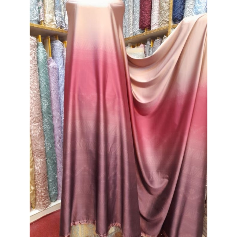 bahan Armani Gradasi motif imp*rt/kain Armani Original Gradasi motif,  silk sutra imp*rt/COD