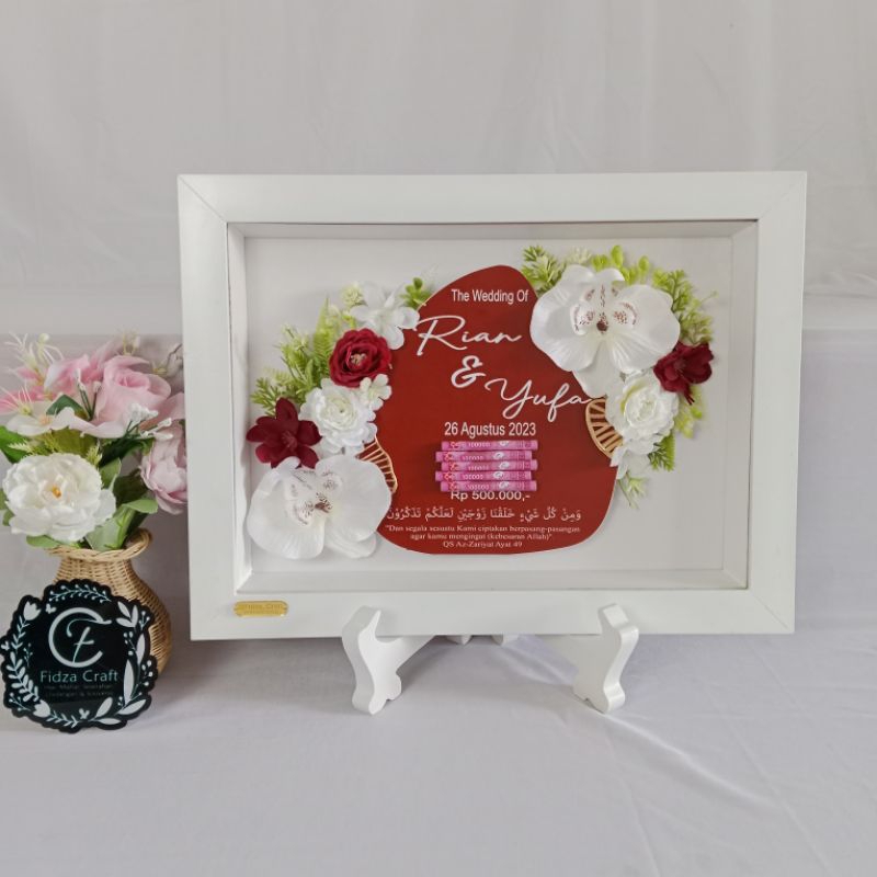 mahar rustic / mahar pernikahan anggrek murah