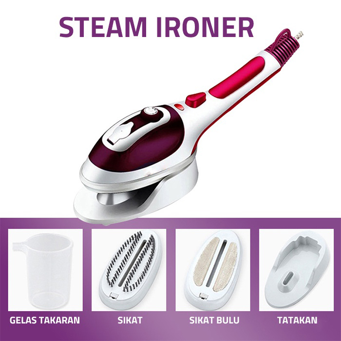 Setrika Listrik Uap Mini / Mini Steam Iron / Setrika Listrik Mini / Setrika Uap
