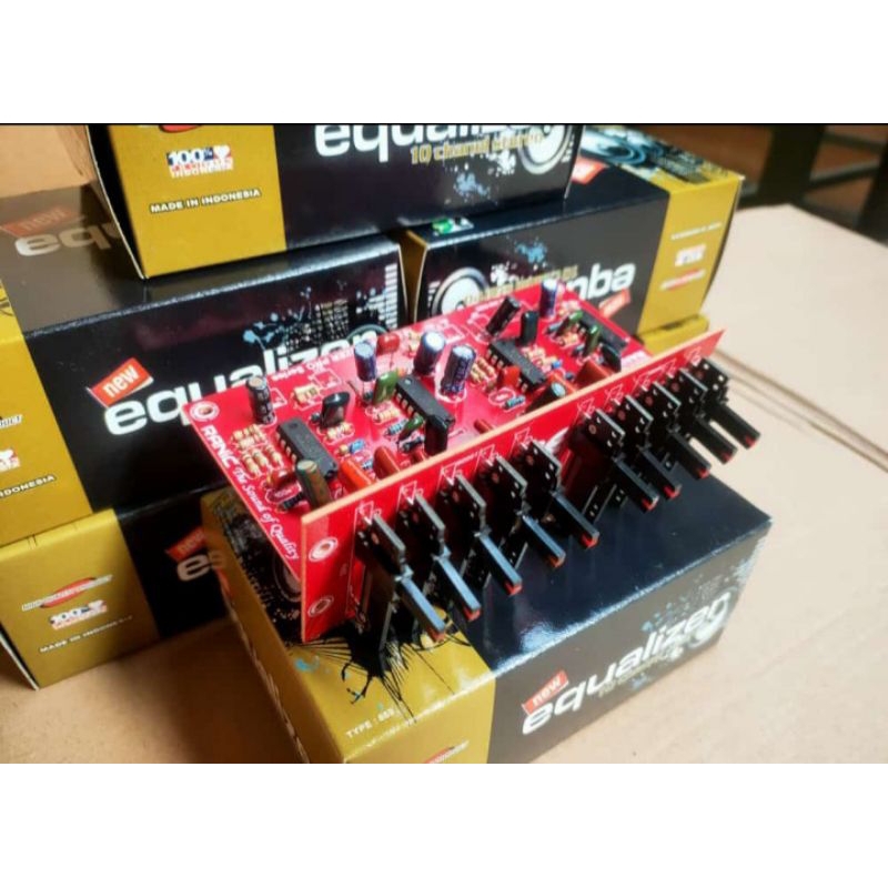 kit equalizer 10 canel chanel NEW tl 074