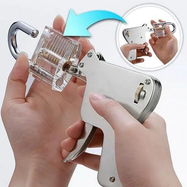 Set Alat Pembuka Kunci Pintu & Gembok Lockpick Gun Locksmith Tool Set