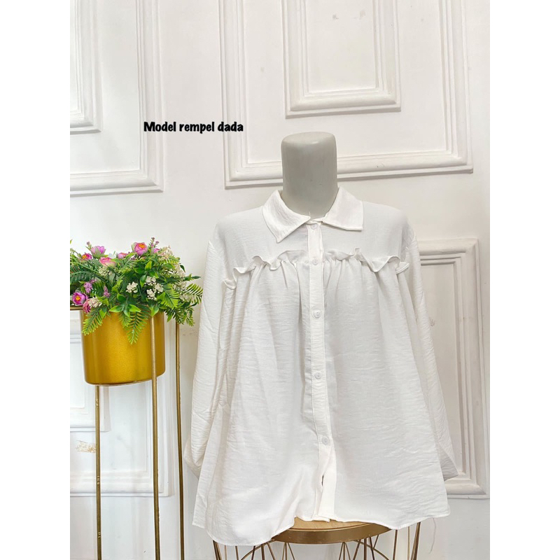 KEMEJA JSK CRINKLE//KEMEJA CRINKLE WANITA