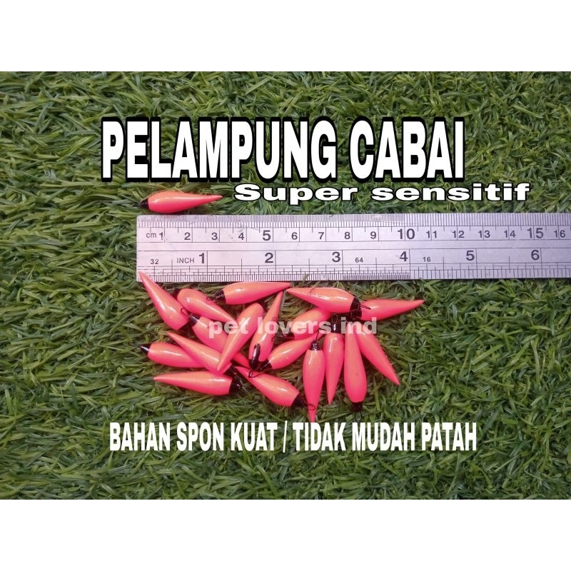 Pelampung pancing kecil cabai kumbul pancing