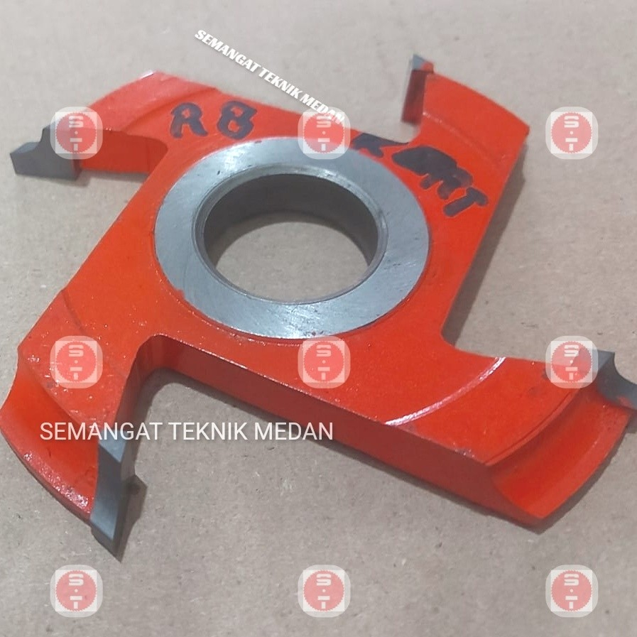 MATA PISAU PROFIL ROUTER DUDUK ALUR ROUND PINGGUL R8 R 8 SPINDLE BAWAH