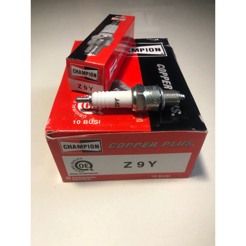 {ORI 100%} Busi Motor Z9 Grand Supra X Original CHAMPION Asli Revo Astrea Legenda Mio