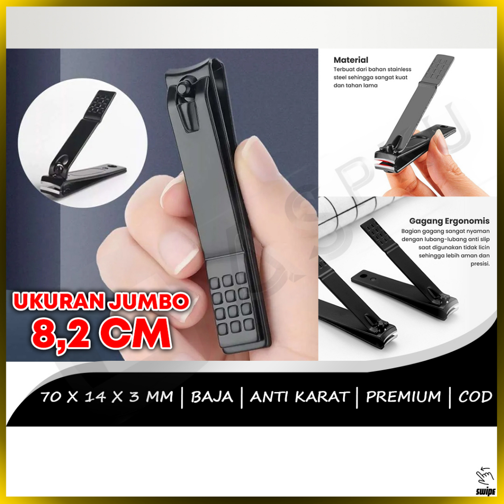 Gunting Kuku Alat Pemotong Perawatan Kuku Tangan Kaki Tajam Pisau