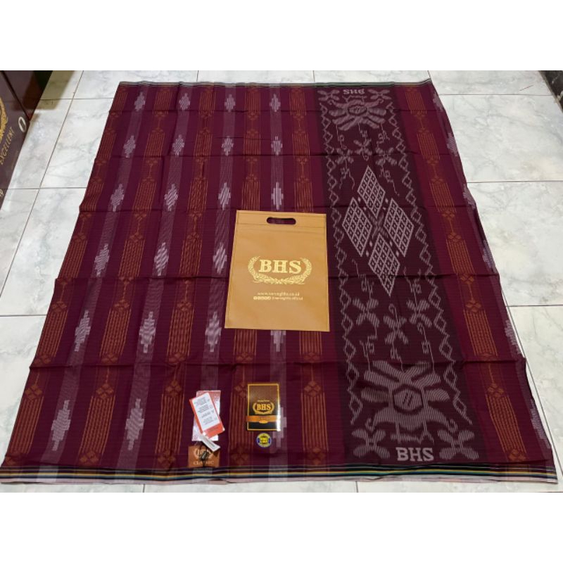 Sarung Tenun BHS Classic Kawung Dobby