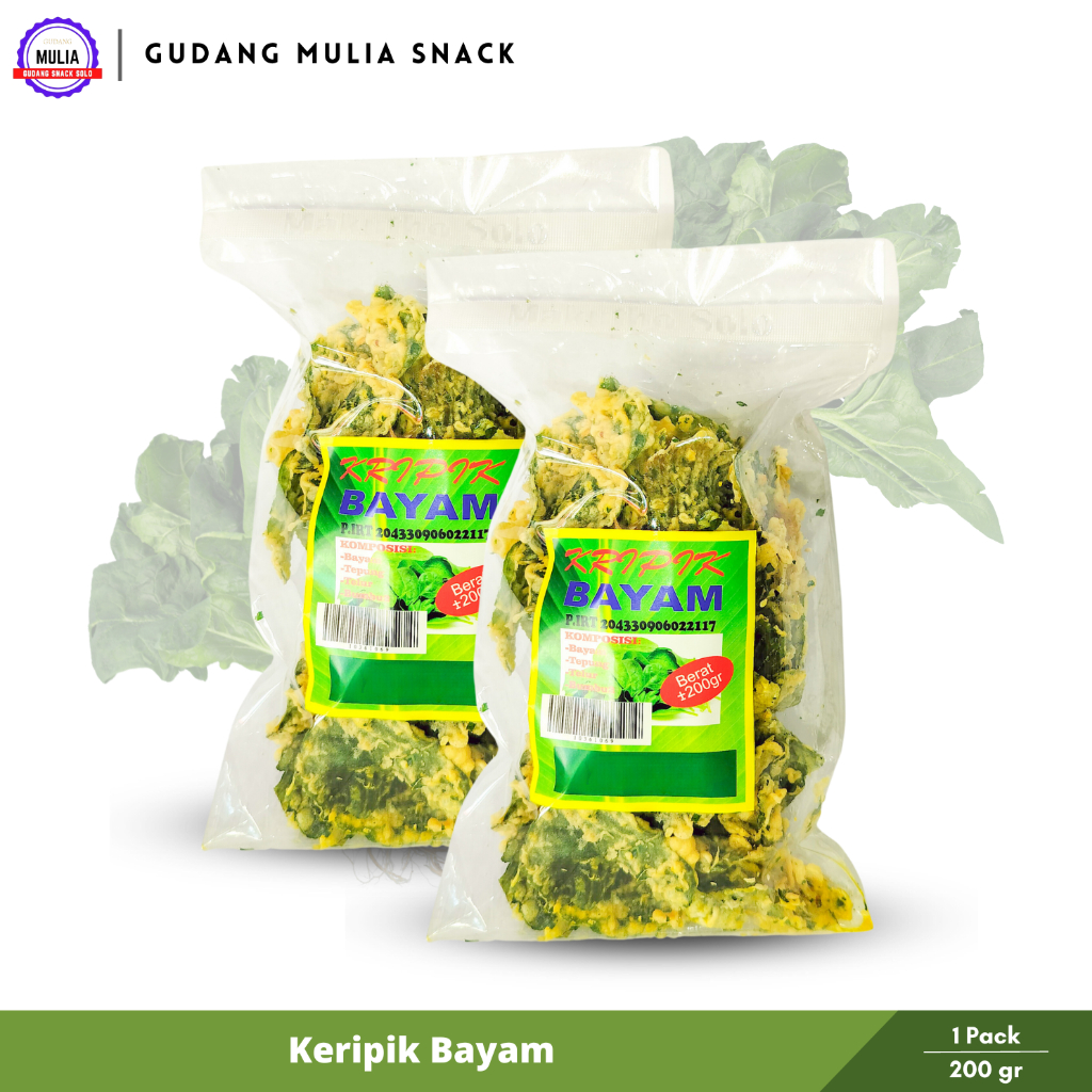 

Keripik Bayam | Bayem Krispi Crispy