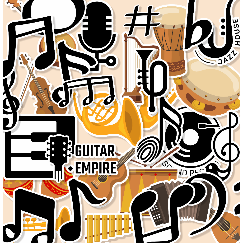 

MUSIC-cute/stiker kartun lucu/random/murah/stiker satuan/murah/random/stiker satuan