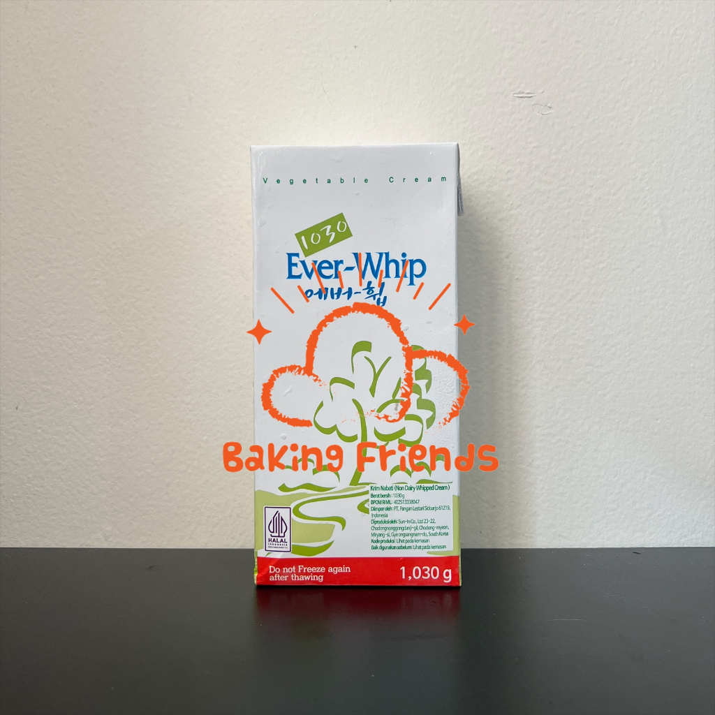 

EverWhip Ever Whip Vegetable Cream 1030/Krim Masak Nabati Vegan Non Sugar
