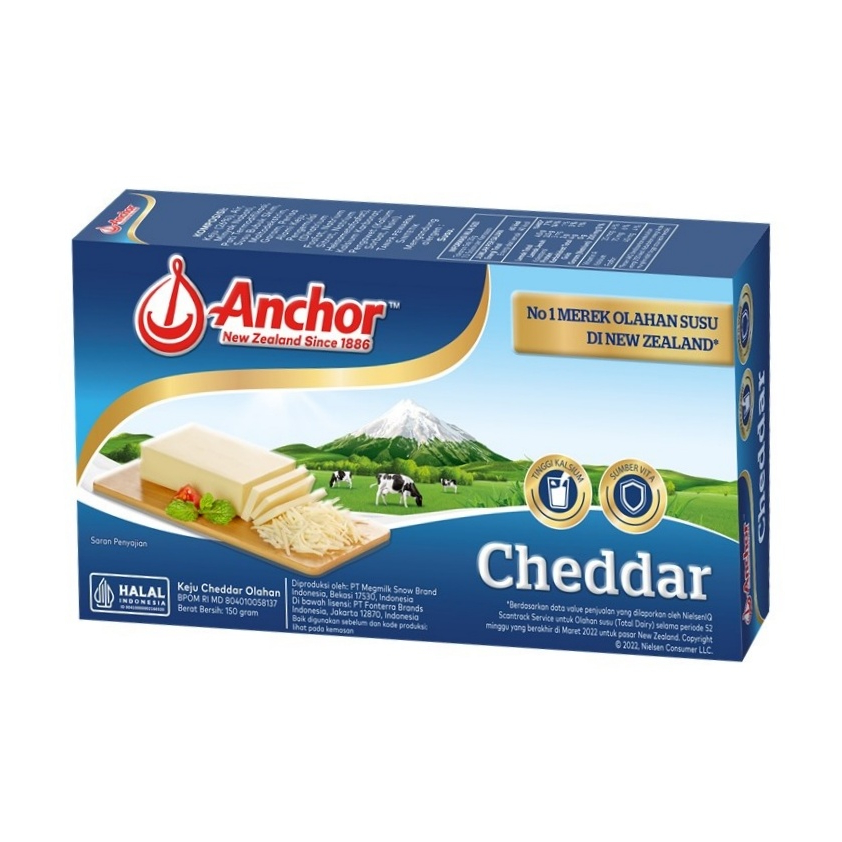 

Anchor Cheddar Cheese 150gr - Keju Cheddar