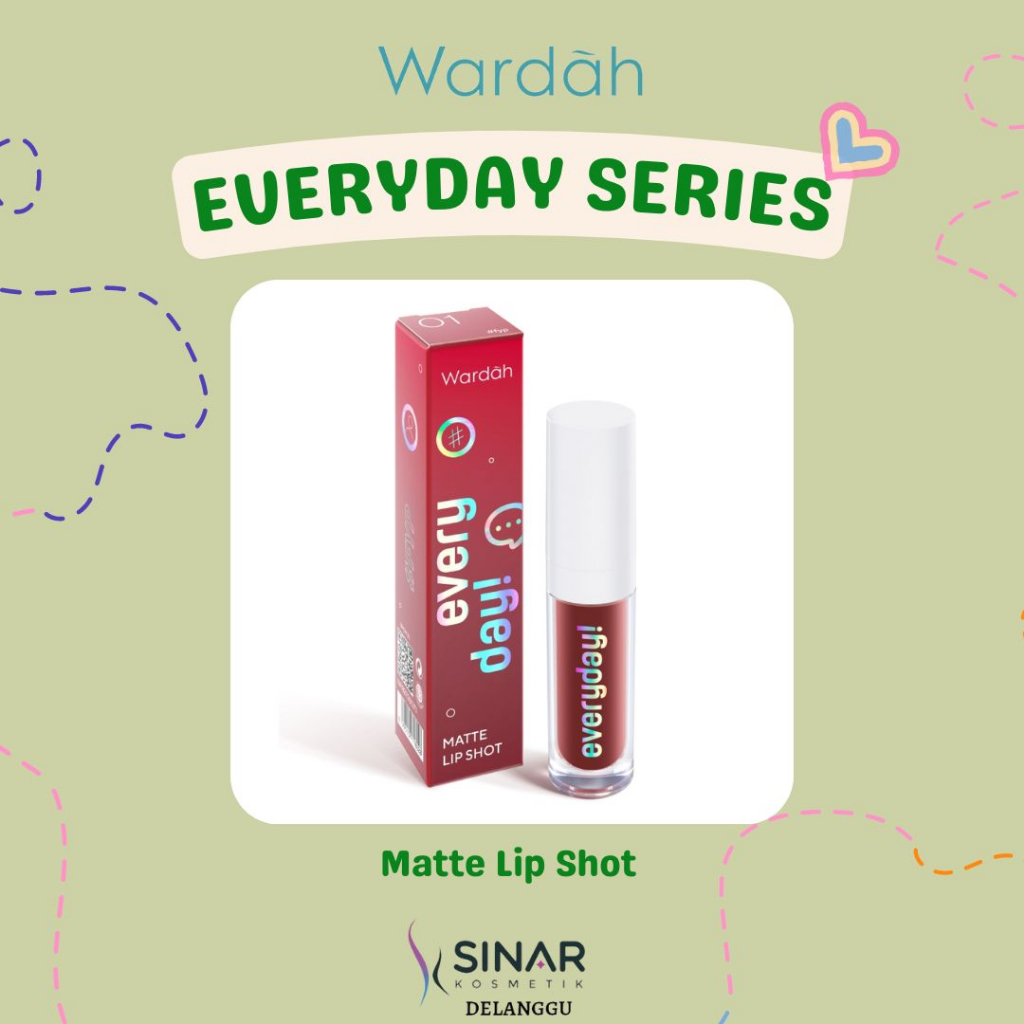 Wardah - Everyday Lip Shot - Lipcream - Lipstik