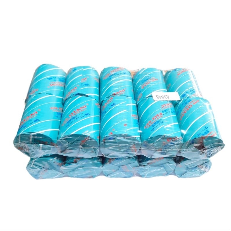 

HJK (10 roll) OTANI KERTAS THERMAL 57X47 TINTA HITAM KERTAS STRUK KASIR GROSIR MURAH