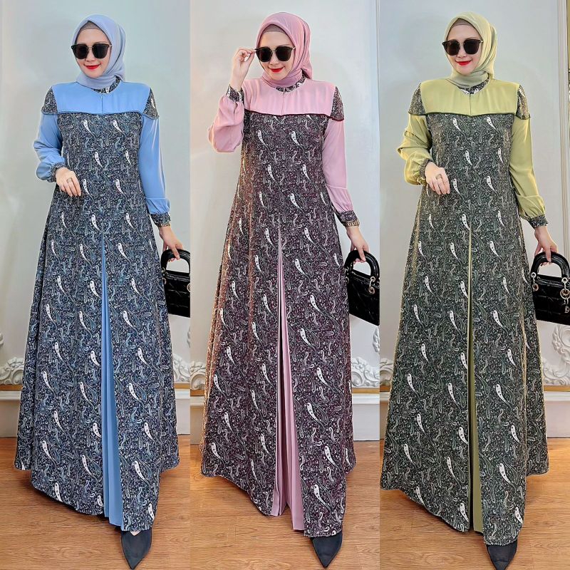 COD/sakura dress by Nasya/gamis Nasya/pakaian muslimah